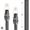 Flextron Gas Line Hose 3/8'' O.D. x 18'' Length with 1/2" MIP Fittings, Stainless Steel Flexible Connector FTGC-SS14-18A - alternate 5